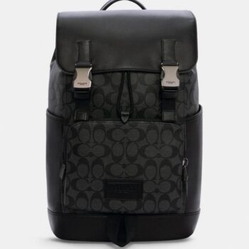 COACH Track Backpack In Signature Canvas Men’s Bag in Nigeria. Buy COACH Track Backpack In Signature Canvas In Lagos and Abuja Nigeria. Buy Backpack in Lagos and Abuja Nigeria