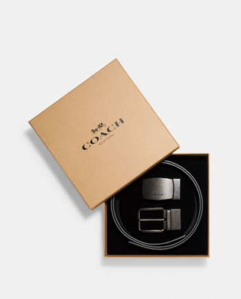 Coach Boxed Harness Plaque Reversible Belt In Signature Canvas in Nigeria. Buy Coach Boxed Harness Plaque Reversible Belt In Signature Canvas in Lagos Abuja Kano Kaduna Ibadan Port Harcourt Benin Ogun Osun Nigeria