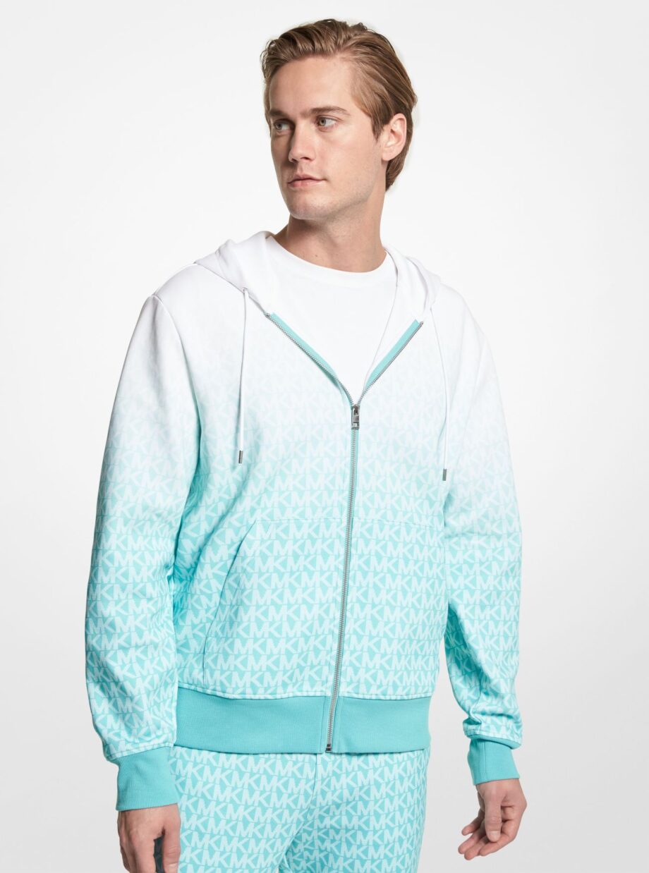 MICHAEL KORS MENS Ombré Logo Cotton Blend Zip-Up Hoodie price in Nigeria. Buy MICHAEL KORS MENS Ombré Logo Cotton Blend Zip-Up Hoodie Online in Lagos and Abuja Nigeria