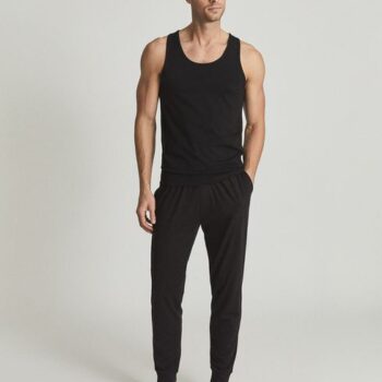 Reiss Vinnie Stretch Organic Cotton Nightwear Vest Black in Nigeria. Buy Original Designers Singlet in Nigeria Lagos Abuja Port Harcourt Kano Kaduna Jos Ibadan Osun Abeokuta Akure Bayelsa Uyo Calabar Warri Benin