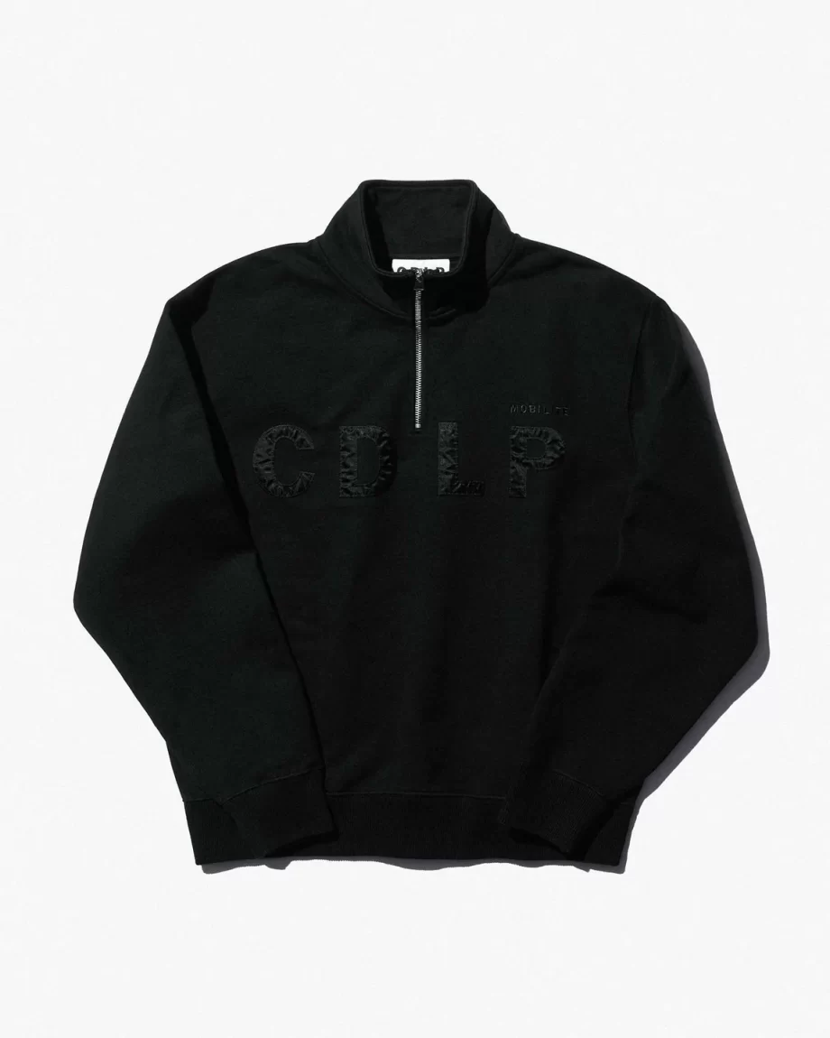 CDLP Heavy Terry Half-Zip Sweatshirt Black in Nigeria. Buy Original T Shirt in Lagos Abuja Port Harcourt Jos Kaduna Kano Nigeria